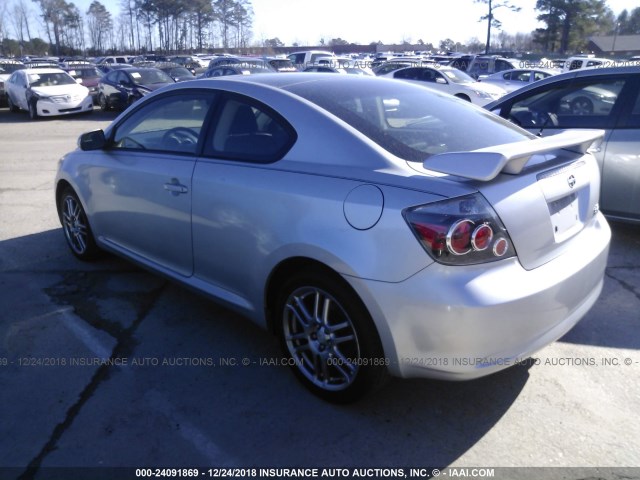 JTKDE167280271093 - 2008 TOYOTA SCION TC 银色 照片 3
