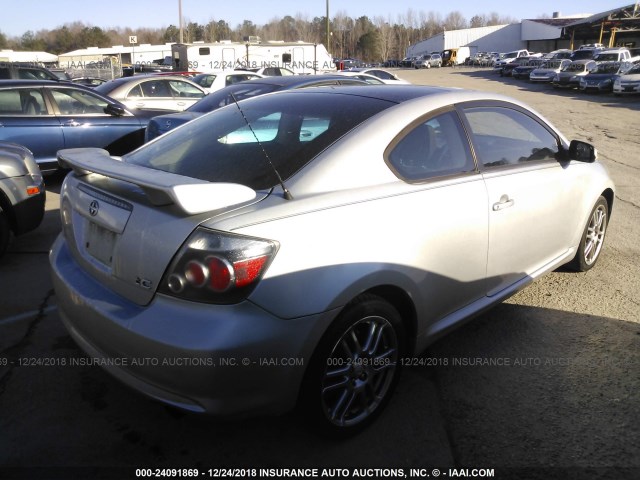 JTKDE167280271093 - 2008 TOYOTA SCION TC 银色 照片 4