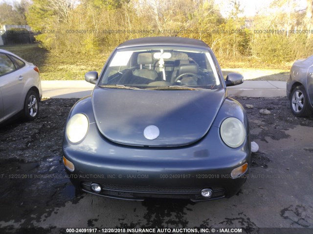 3VWCD31Y75M300594 - 2005 VOLKSWAGEN NEW BEETLE GRAY photo 6