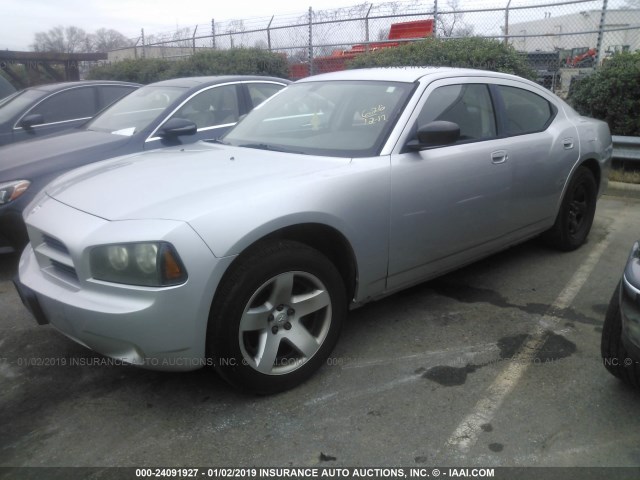 2B3KA43H06H453524 - 2006 DODGE CHARGER SILVER photo 2