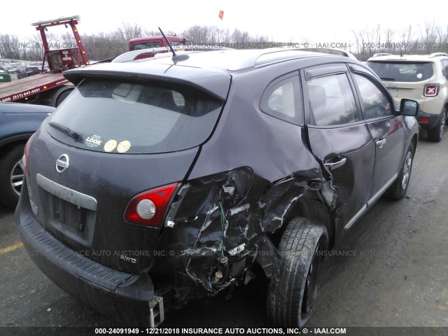 JN8AS5MV4EW706110 - 2014 NISSAN ROGUE SELECT S Tünd qırmızı foto 4