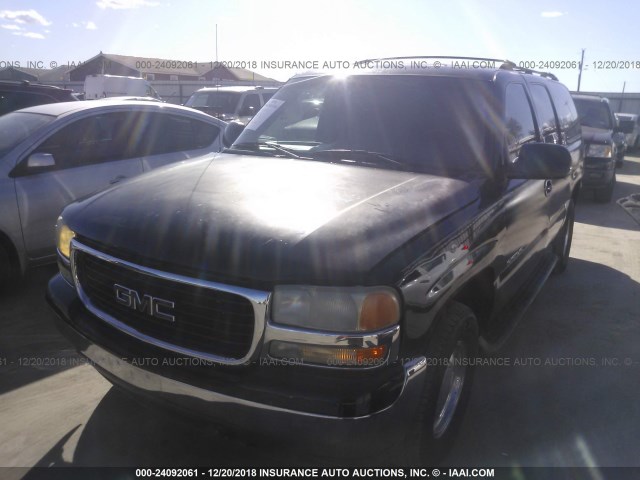 3GKEC16Z73G240711 - 2003 GMC YUKON XL C1500 BLACK photo 2