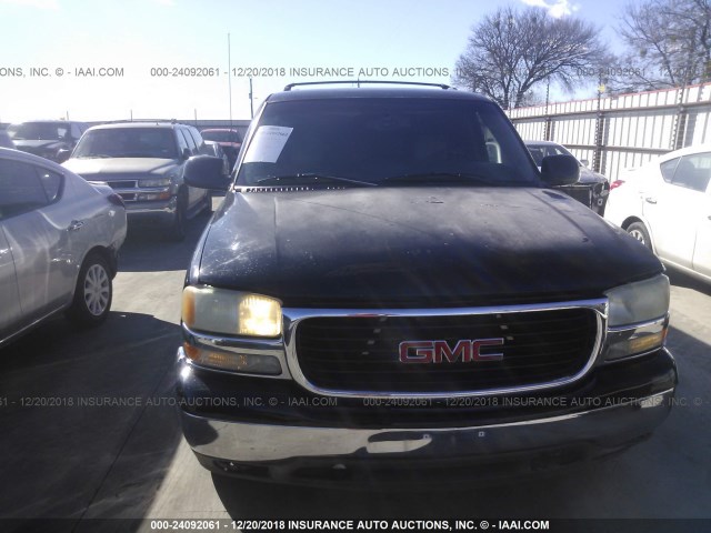 3GKEC16Z73G240711 - 2003 GMC YUKON XL C1500 BLACK photo 6