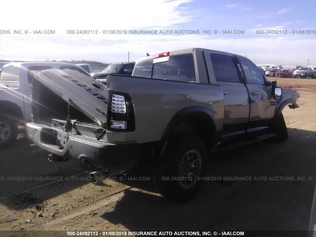 1C6RR7YT4HS620040 - 2017 RAM 1500 REBEL თაფლისფერი ფოტო 4