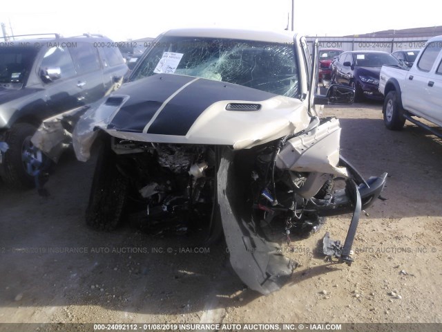 1C6RR7YT4HS620040 - 2017 RAM 1500 REBEL თაფლისფერი ფოტო 6