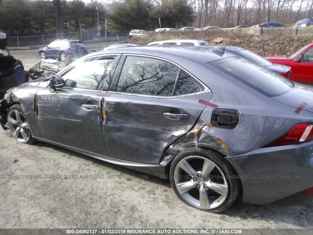 JTHCE1D27E5005317 - 2014 LEXUS IS 350 GRAY photo 6