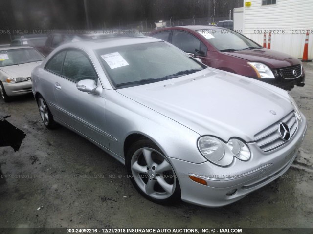 WDBTJ65J25F161029 - 2005 MERCEDES-BENZ CLK 320C SILVER photo 1