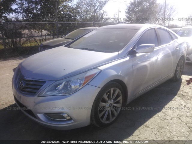 KMHFH4JG5CA143042 - 2012 HYUNDAI AZERA SILVER photo 2