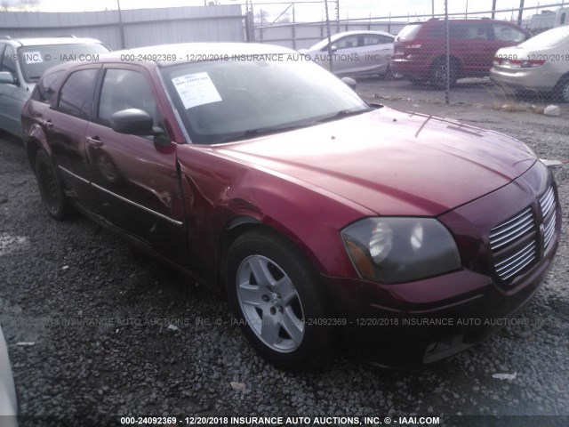 2D4FV47V17H624533 - 2007 DODGE MAGNUM SXT RED photo 1