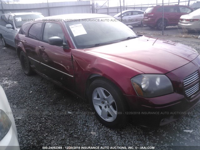 2D4FV47V17H624533 - 2007 DODGE MAGNUM SXT RED photo 6