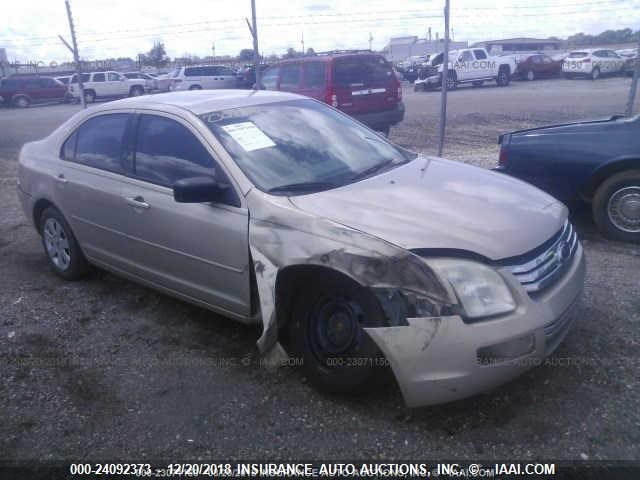 3FAHP06Z77R167301 - 2007 FORD FUSION S GOLD photo 1