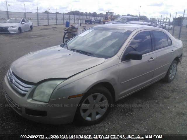 3FAHP06Z77R167301 - 2007 FORD FUSION S GOLD photo 2