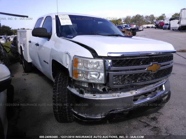 1GC1CVCG6EF180252 - 2014 CHEVROLET SILVERADO C2500 HEAVY DUTY WHITE photo 1