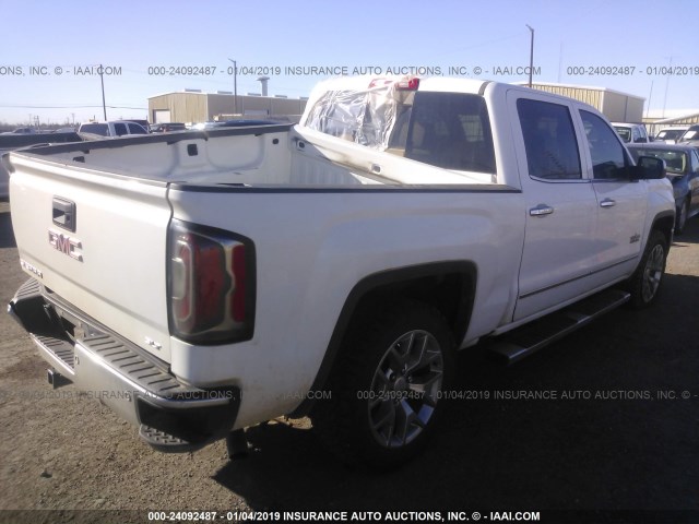 3GTU2NEJ2JG169170 - 2018 GMC SIERRA K1500 SLT WHITE photo 4