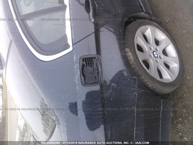 WBAVD53528A285141 - 2008 BMW 335 BLUE photo 6