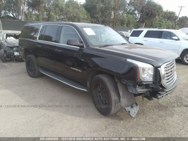 1GKS2GKC6GR185507 - 2016 GMC YUKON XL K1500 SLT BLACK photo 1