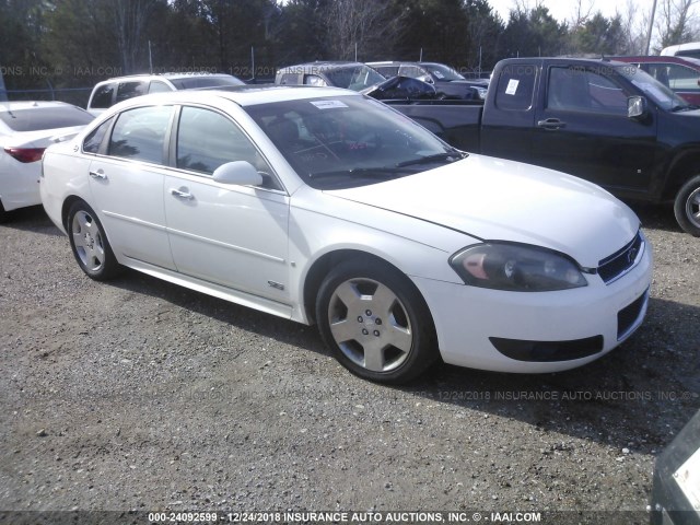 2G1WD57C291127113 - 2009 CHEVROLET IMPALA SS WHITE photo 1