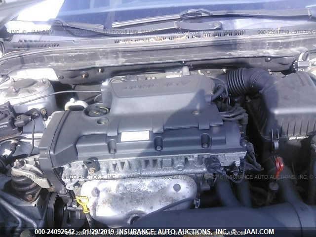 KMHDC8AE1AU054575 - 2010 HYUNDAI ELANTRA TOURING GLS/SE SILVER photo 10