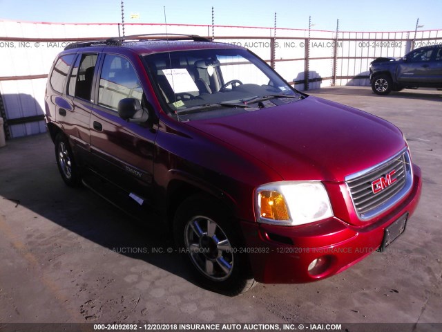 1GKDT13S332333589 - 2003 GMC ENVOY RED photo 1