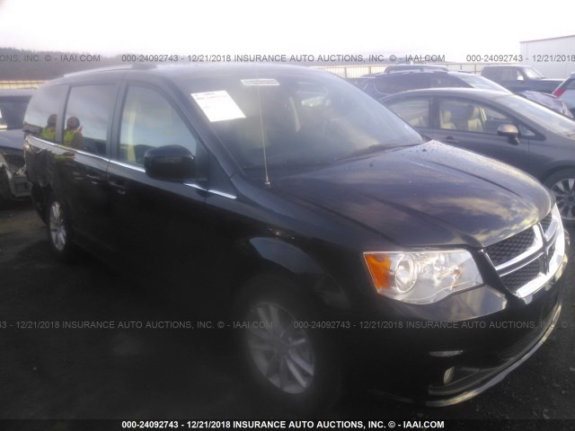 2C4RDGCG0KR564866 - 2019 DODGE GRAND CARAVAN  BLACK photo 1