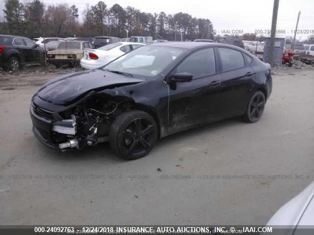 1C3CDFBB0FD213068 - 2015 DODGE DART SXT BLACK photo 2