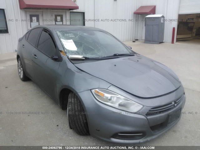 1C3CDFBA9DD151027 - 2013 DODGE DART SXT GRAY photo 1