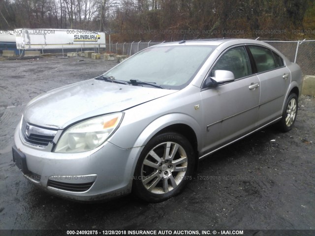 1G8ZS57N97F271835 - 2007 SATURN AURA XE SILVER photo 2