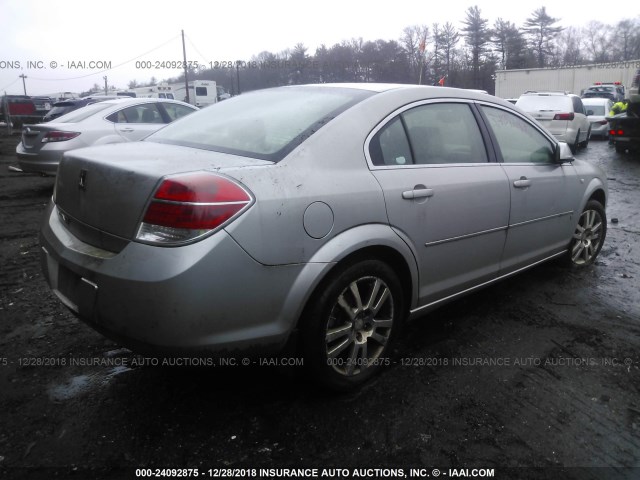 1G8ZS57N97F271835 - 2007 SATURN AURA XE SILVER photo 4