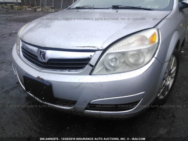 1G8ZS57N97F271835 - 2007 SATURN AURA XE SILVER photo 6