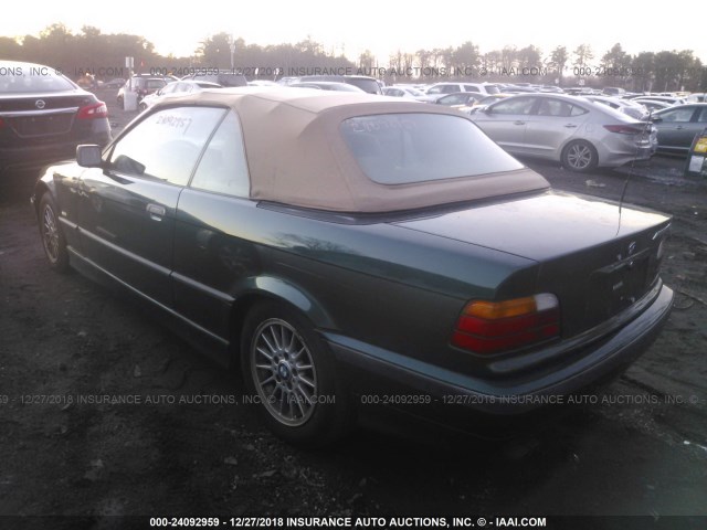 WBABK832XVET97836 - 1997 BMW 328 IC AUTOMATIC GREEN photo 3