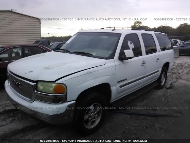 3GKEC16Z44G150417 - 2004 GMC YUKON XL C1500 WHITE photo 2