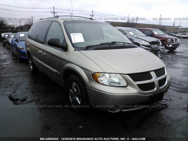 2D8GP54L83R100385 - 2003 DODGE GRAND CARAVAN ES TAN photo 1