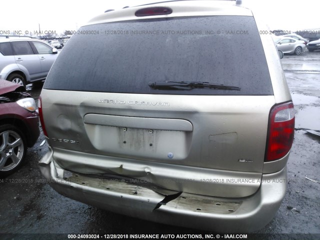 2D8GP54L83R100385 - 2003 DODGE GRAND CARAVAN ES TAN photo 6