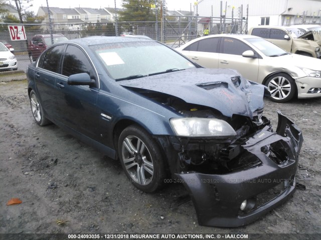 6G2ER57719L153548 - 2009 PONTIAC G8 BLUE photo 1