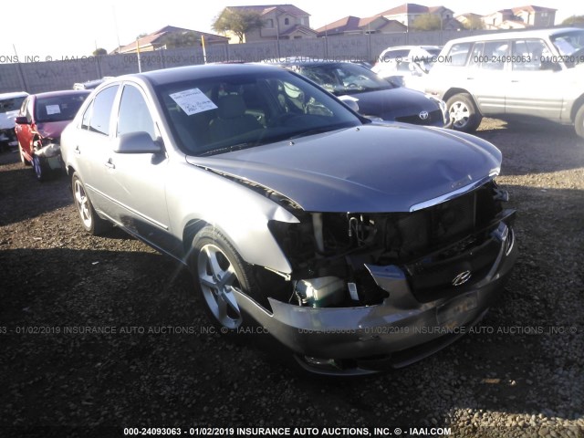 5NPEU46FX7H270735 - 2007 HYUNDAI SONATA SE/LIMITED GRAY photo 1