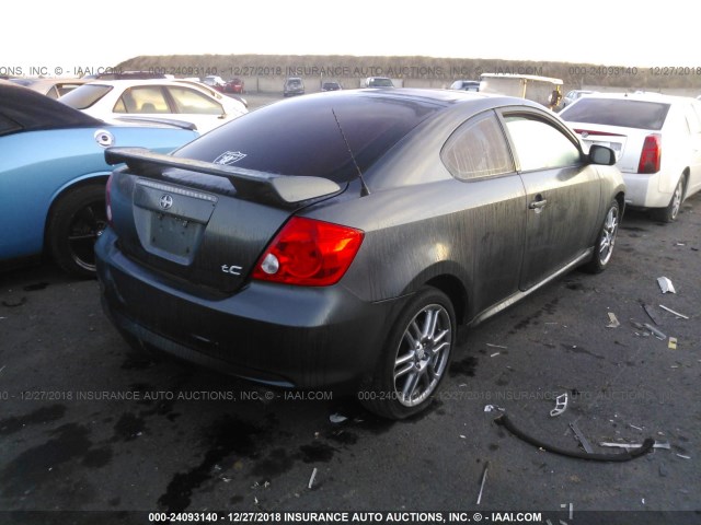 JTKDE177260073089 - 2006 TOYOTA SCION TC 灰色 照片 4