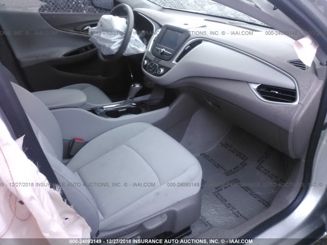 1G1ZB5ST4HF193292 - 2017 CHEVROLET MALIBU LS SILVER photo 5