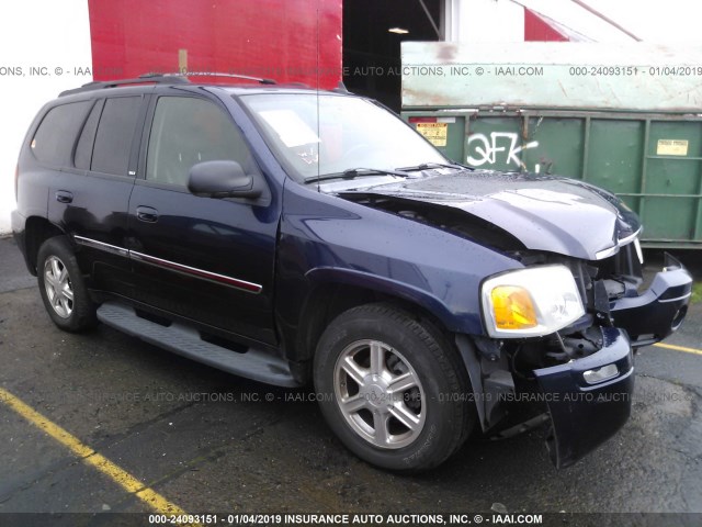 1GKDS13S872152738 - 2007 GMC ENVOY Dark Blue photo 1