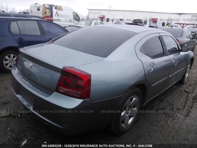 2B3KA43G76H302767 - 2006 DODGE CHARGER SE/SXT GRAY photo 4