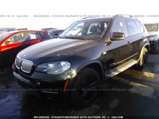5UXZW0C52D0B96074 - 2013 BMW X5 XDRIVE35D Чорний фото 2