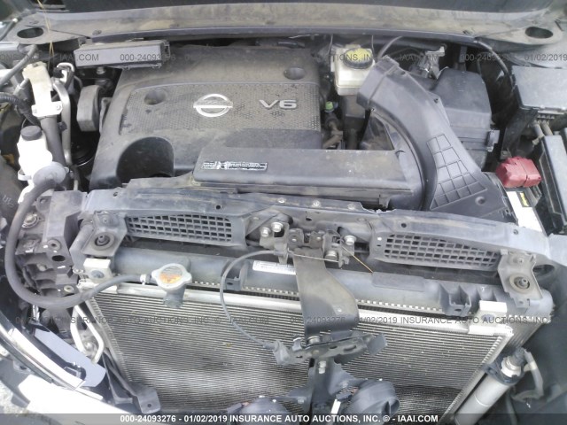 5N1AR2MN5DC611265 - 2013 NISSAN PATHFINDER S/SV/SL/PLATINUM GRAY photo 10