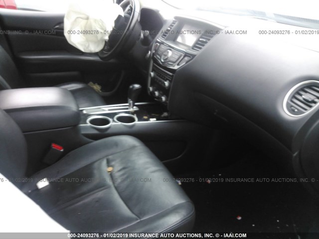 5N1AR2MN5DC611265 - 2013 NISSAN PATHFINDER S/SV/SL/PLATINUM GRAY photo 5