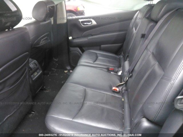 5N1AR2MN5DC611265 - 2013 NISSAN PATHFINDER S/SV/SL/PLATINUM GRAY photo 8