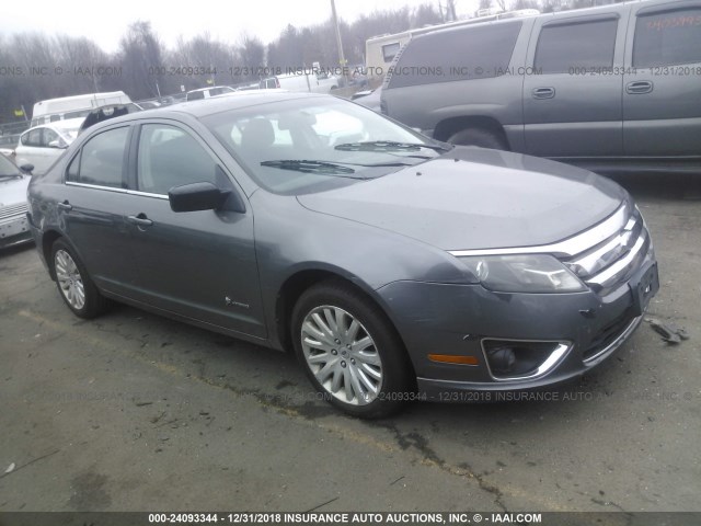 3FADP0L3XAR133147 - 2010 FORD FUSION HYBRID GRAY photo 1