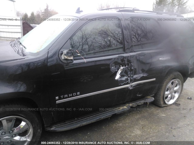 1GNFK33079R166937 - 2009 CHEVROLET TAHOE K1500 LTZ BLACK photo 6