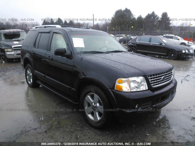 1FMDU75K63ZA21214 - 2003 FORD EXPLORER LIMITED BLACK photo 1