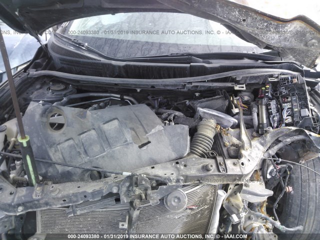 2T1KU4EE8DC078045 - 2013 TOYOTA COROLLA MATRIX  BLACK photo 10