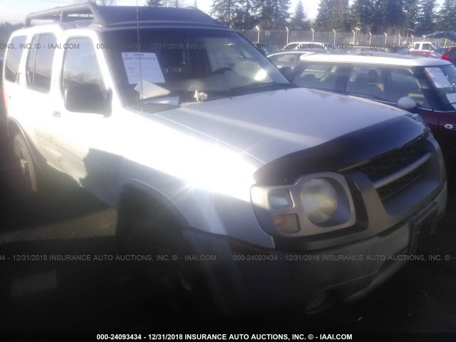 5N1ED28Y02C552854 - 2002 NISSAN XTERRA XE/SE SILVER photo 1