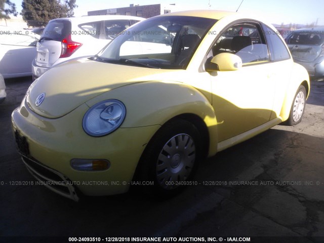 3VWBK21C84M402999 - 2004 VOLKSWAGEN NEW BEETLE GL 黄色 照片 2