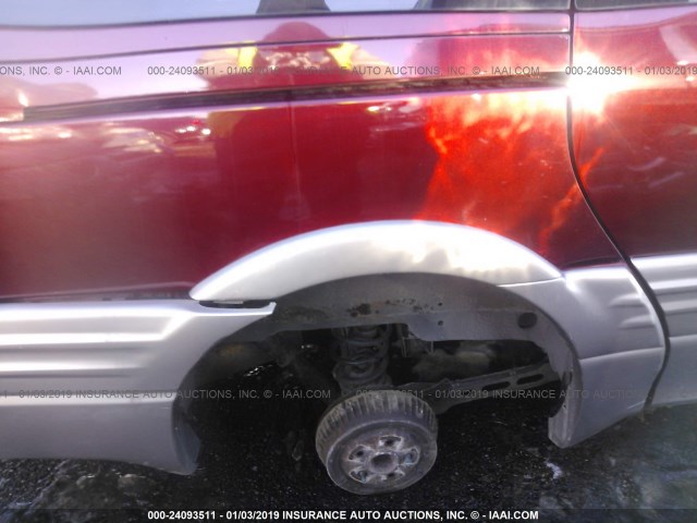 1GMDX03E01D212116 - 2001 PONTIAC MONTANA RED photo 6